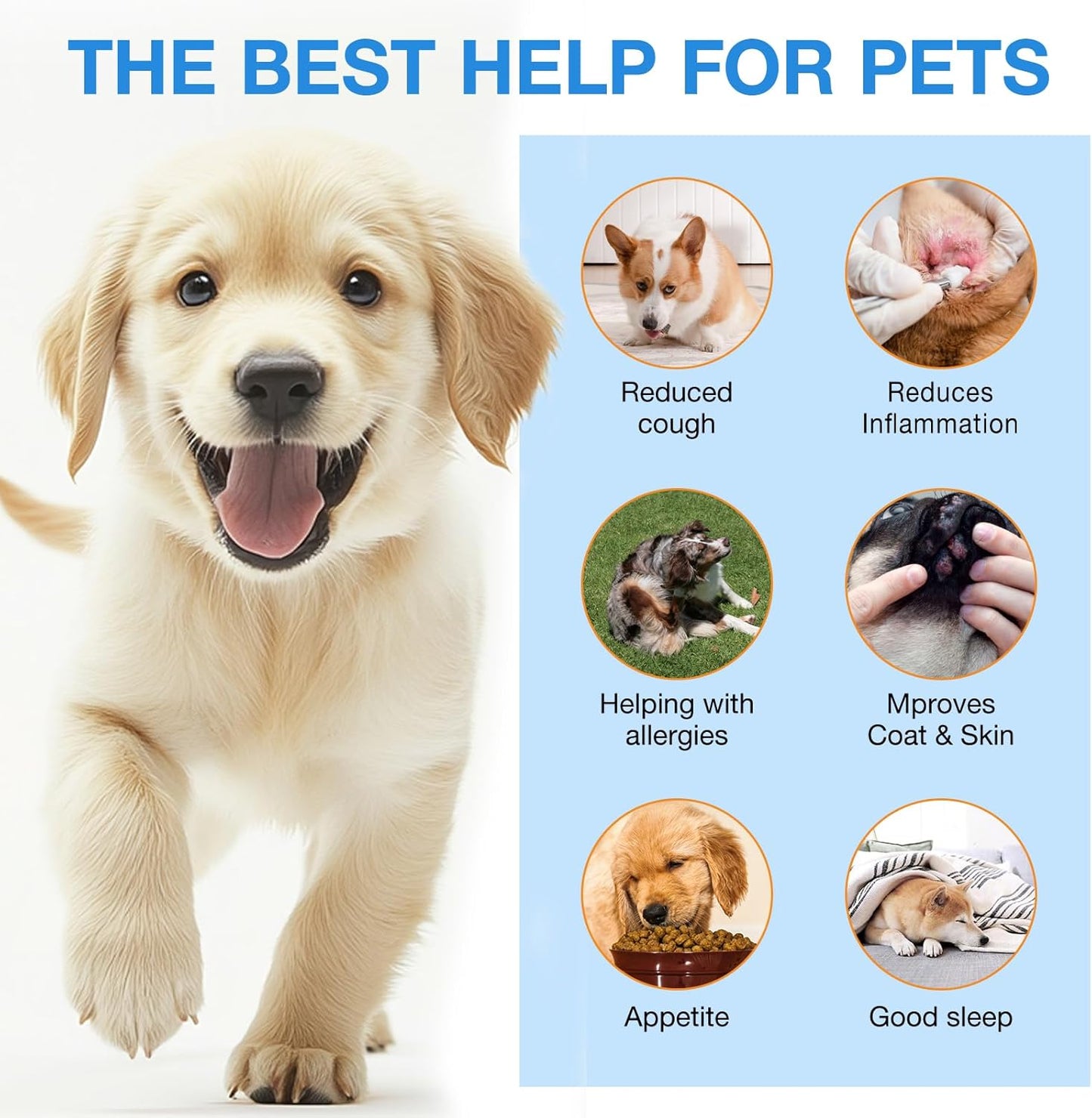 Herbal Kennel Cough Drops for Dogs - Natural Treatment Supplement for All Breeds & Sizes