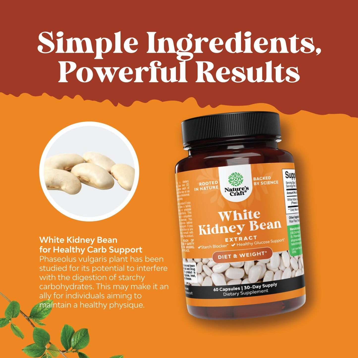 Herbal Liver Support Bundle with Milk Thistle and White Kidney Bean Energy Booster - Natural Liver Supplement with Silymarin - Energy Pills and White Bean Extract