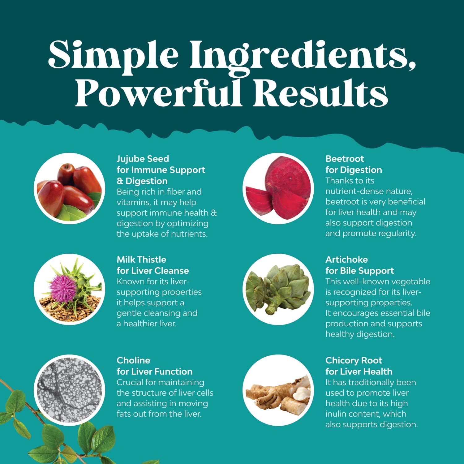 Herbal Liver Support Milk Thistle Supplement with Dandelion Root & Artichoke Extract - Liver Cleanse Detox & Repair Capsules