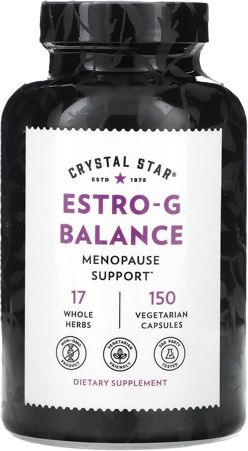 Herbal Menopause Support Supplement with Black Cohosh, Rehmannia, Damiana & Licorice - 150 Capsules, Vegetarian & Non-GMO