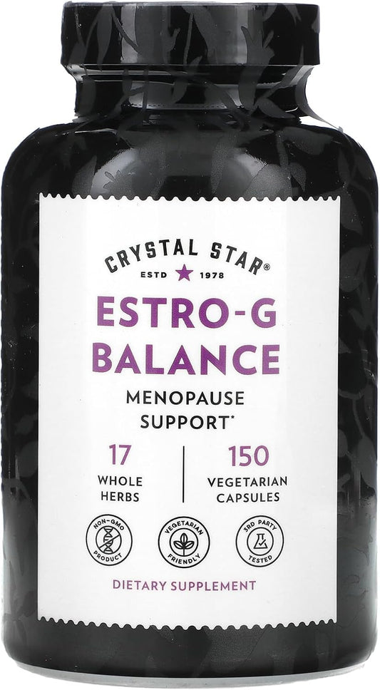 Herbal Menopause Support Supplement with Black Cohosh, Rehmannia, Damiana & Licorice - 150 Capsules, Vegetarian & Non-GMO