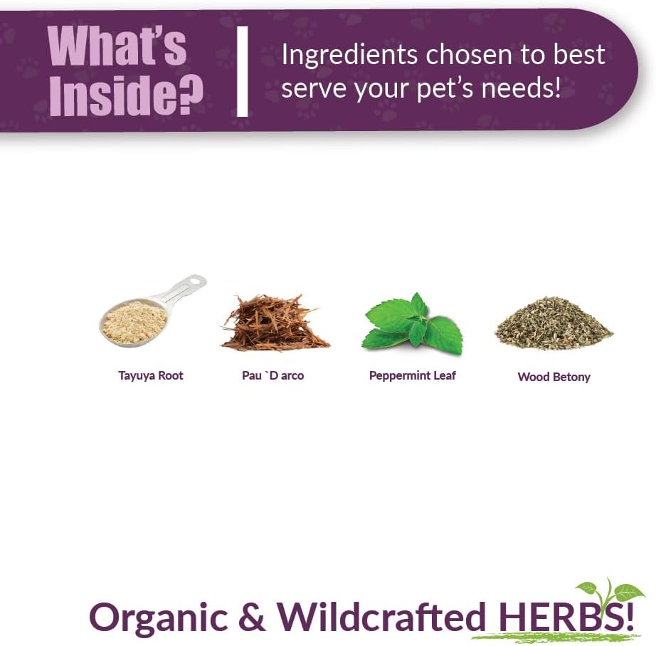 Herbal Pet Supplement for Relaxation - AMBER NATURALZ Pyntril Peaceful Mind | 1 oz Glass Bottle | Made in USA