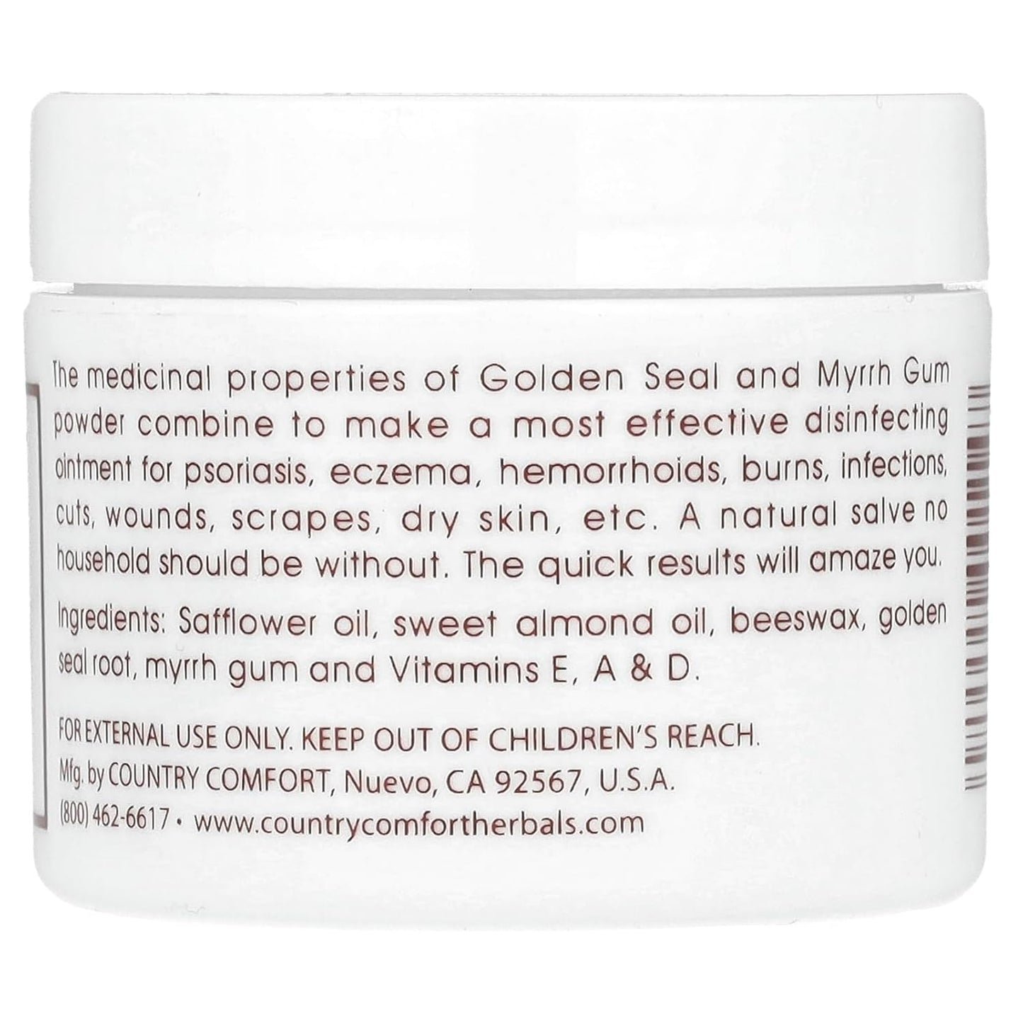Herbal Savvy Goldenseal Myrrh Supplement - Country Comfort, 2 oz