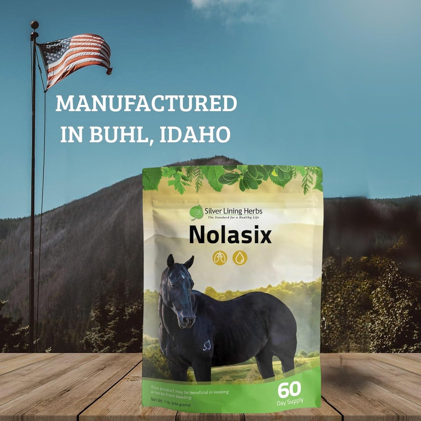 Herbal Supplement for Horses: Silver Lining Herbs Nolasix - Supports Circulatory & Cardiovascular Health - 1 lb