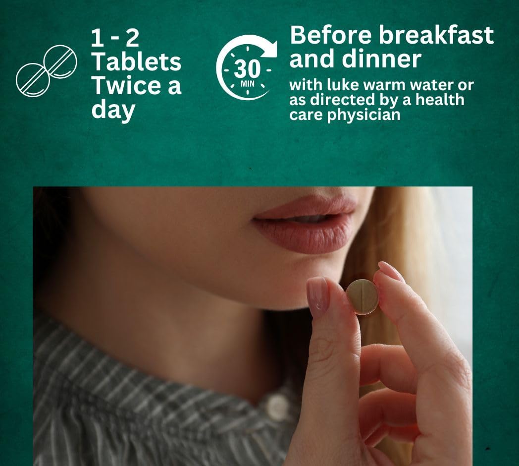 Herbal Tablets for Blood Cleaning and Support for Blue & Yellow Hands in Cold Weather | Nirogam Raynomore Supplement | 120 Tablets