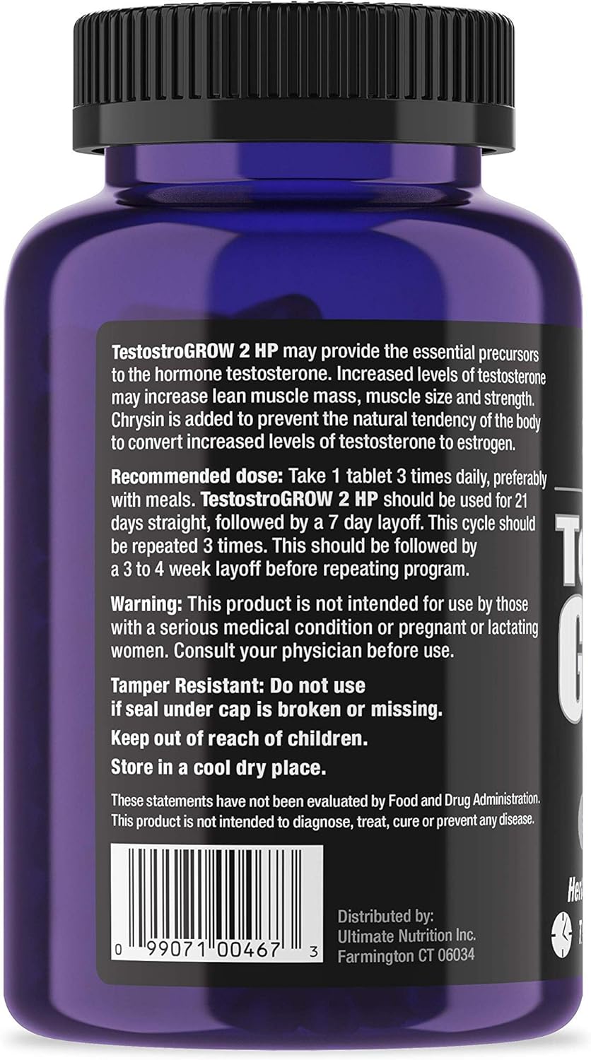 Herbal Testosterone Potentiator Supplement - 126 Tablets for Ultimate Nutrition Boost