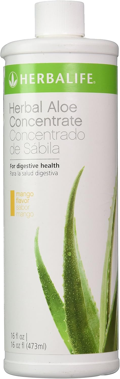 Herbalife Herbal Aloe Drink Concentrate - 16 oz Mango Flavor - New Formula
