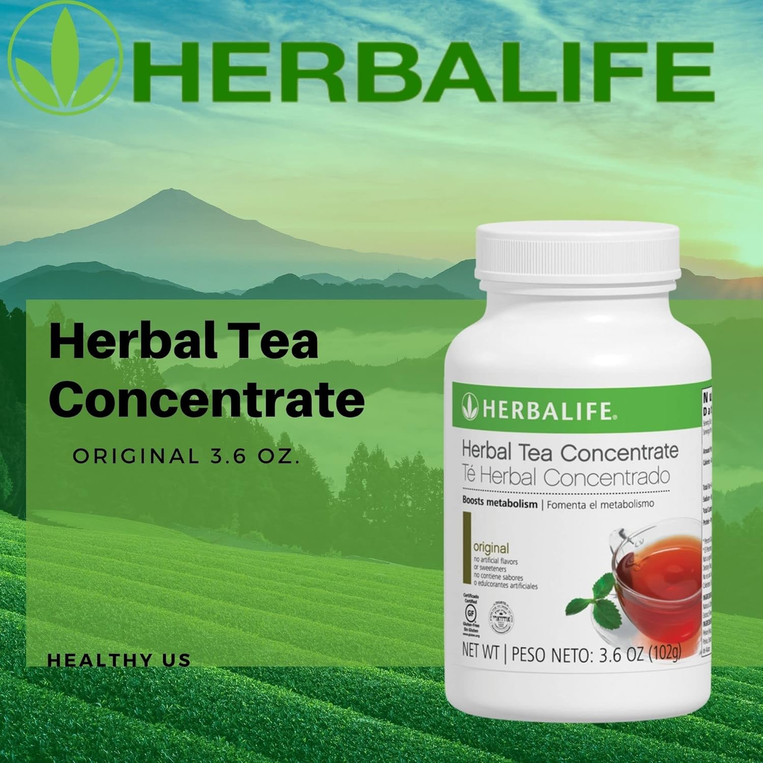 Herbalife Trio Combo: Formula 1 Cafe Latte Shake Mix, Aloe Concentrate, Tea Concentrate - Healthy Nutritional Supplements