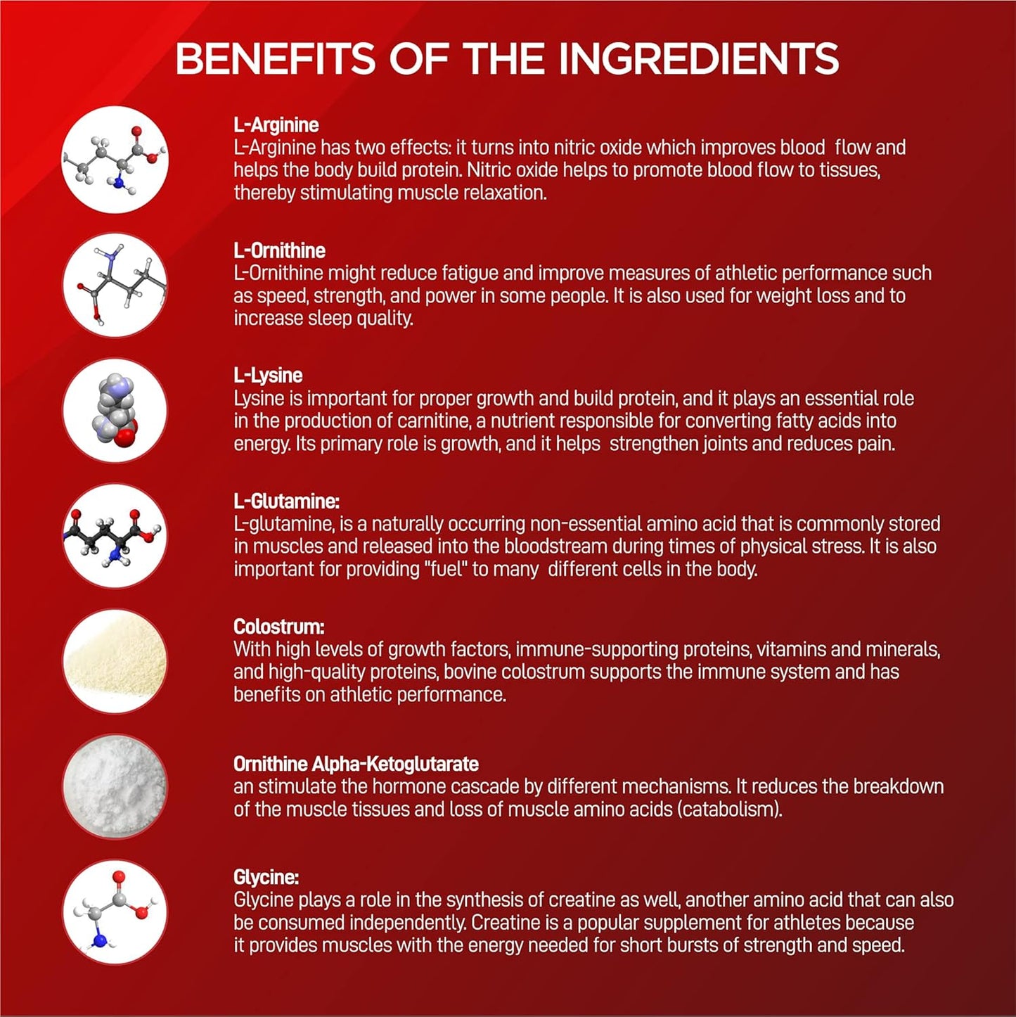 HerbaMe HGH Supplements - 90 Capsules for Men and Women - Muscle Building & Recovery Formula with Colostrum & Amino Acids