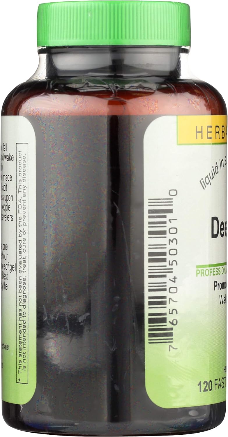 Herbs ETC. Deep Sleep Supplement, 120 Capsules - Natural Sleep Aid & Relaxation Formula