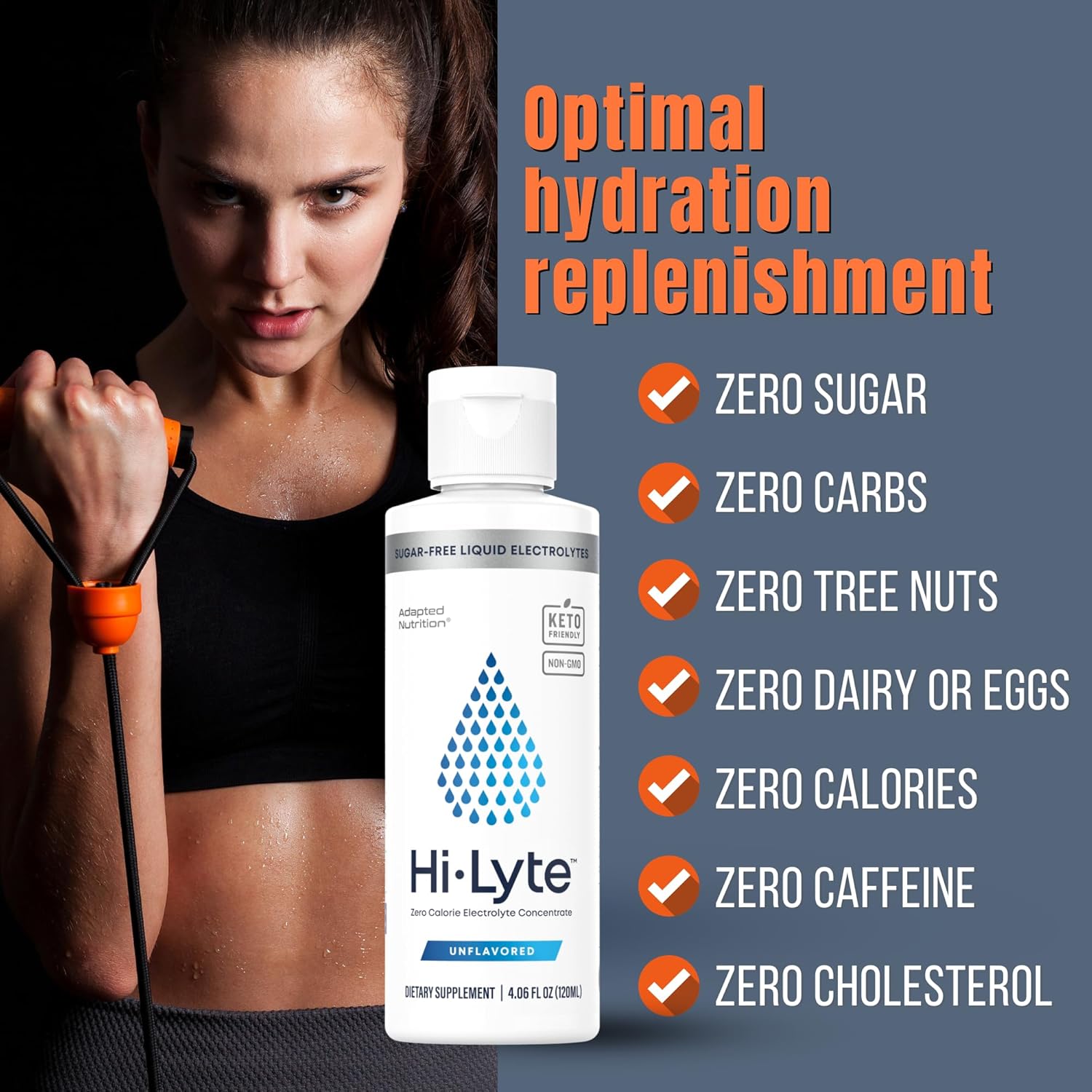 Hi-Lyte Electrolyte Supplement Drops | 48 Servings | Immune Support & Hydration | No Calories/Sugar | 20% More Potassium, Magnesium, Zinc