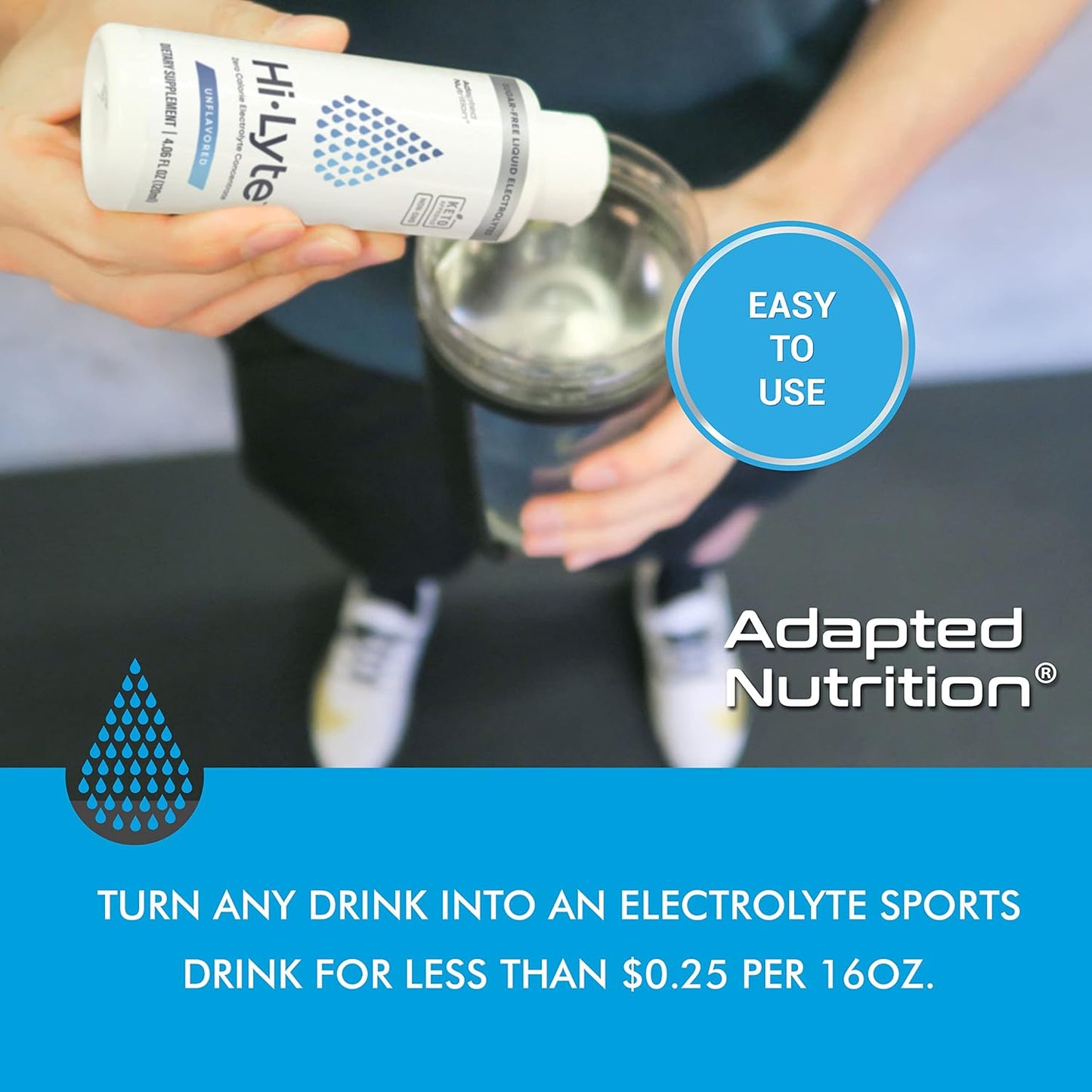 Hi-Lyte Electrolyte Supplement Drops | 48 Servings | Immune Support & Hydration | No Calories/Sugar | 20% More Potassium, Magnesium, Zinc