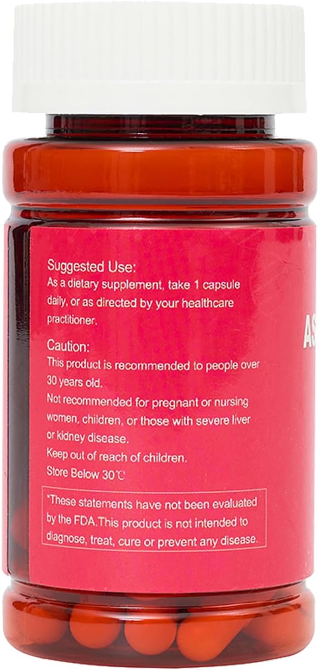 High Absorption Astragaloside IV Capsules for Immune Support & Anti-Aging - 50mg, 30 Enteric-Coated Capsules