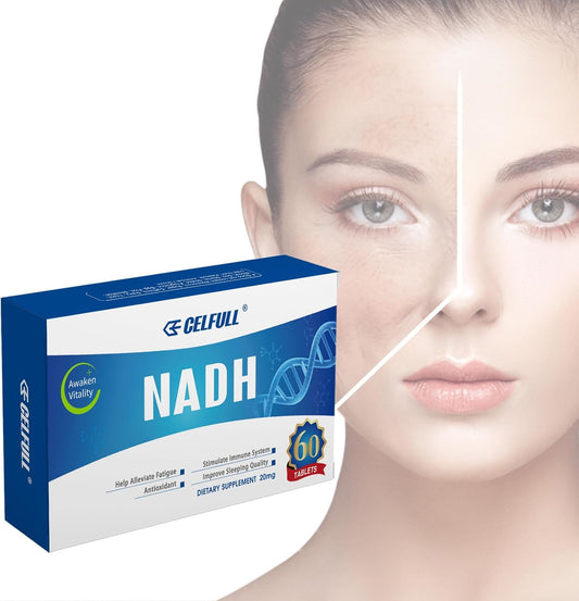 High Absorption CELFULL NADH 1200mg Supplement for Energy, Focus, and Anti-Aging - NAD+ for Men and Women