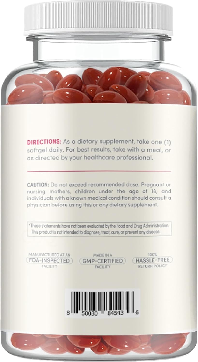 High Absorption ClearFormulas CoQ10 200mg Softgels - Potent Antioxidant for Heart Health & Aging Support - Stable Ubiquinone Soft Gels - 60 Servings