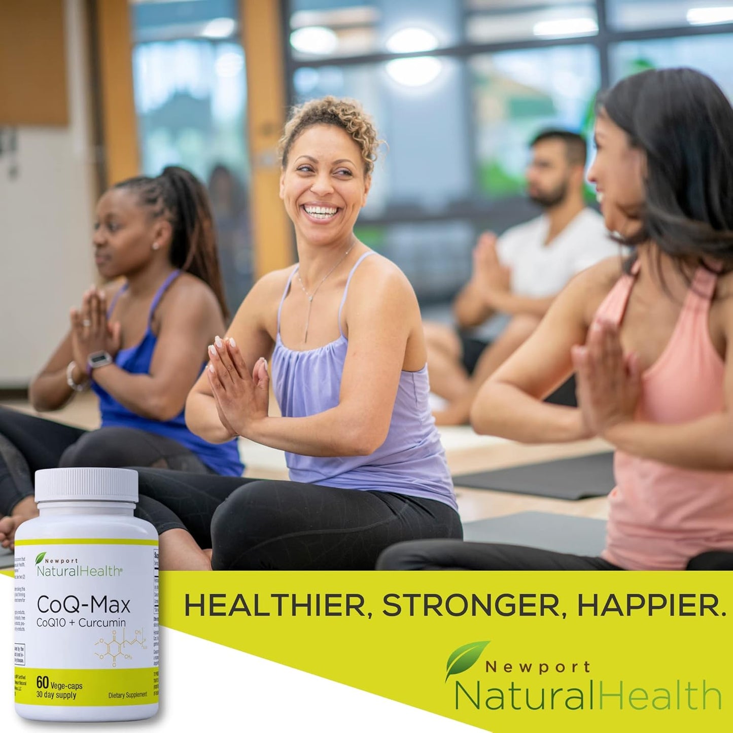 High Absorption CoQ10 Max Supplement with Turmeric Curcumin - 100mg Capsules for Heart Health & Energy - Vegan Antioxidant Boost