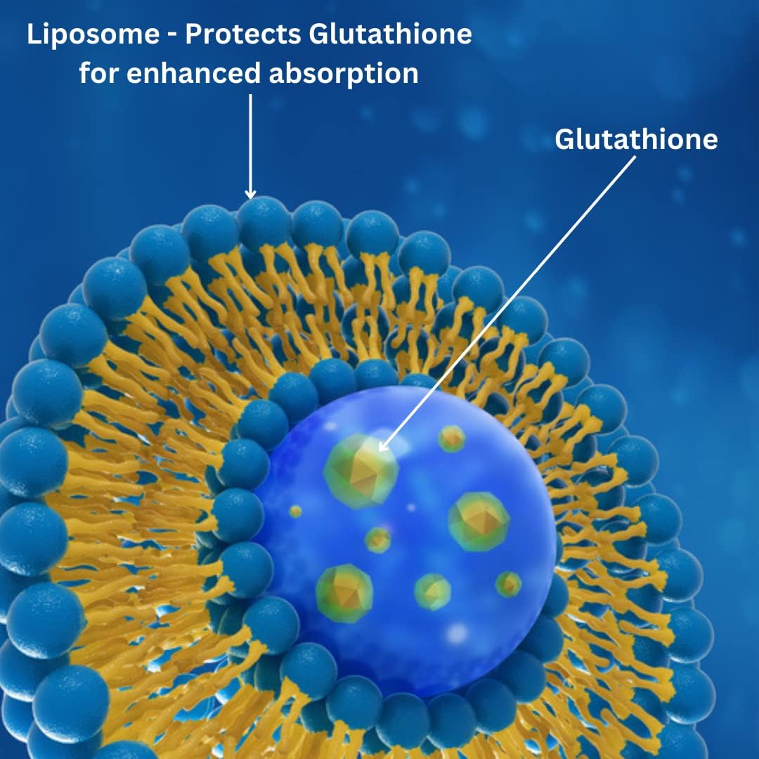 High Absorption Liposomal Glutathione Supplement | 120 Softgels | Antioxidant with Gluta-IV™ | 850mg