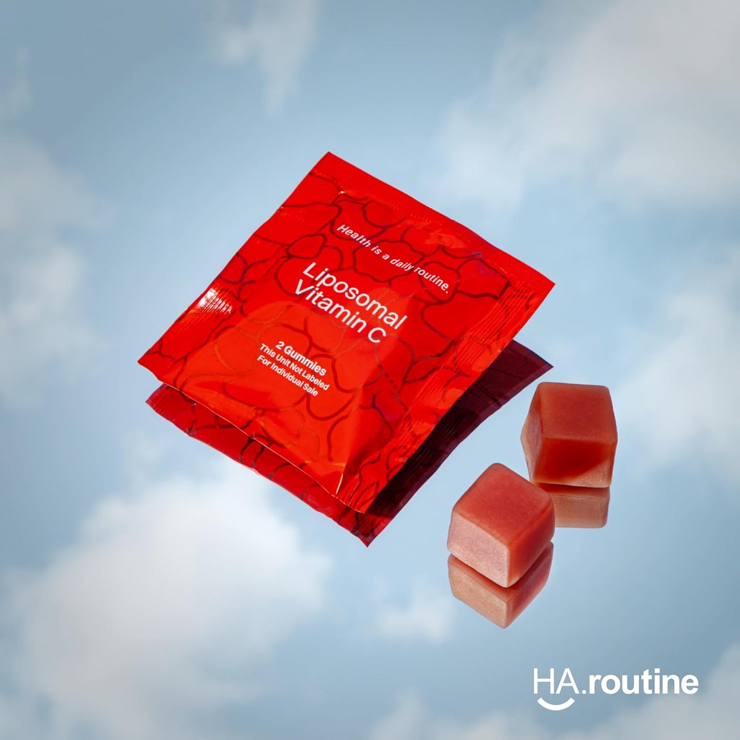 High Absorption Liposomal Vitamin C Gummies - 500mg/Serving - 60 Vegan Gummies for Adults - Antioxidant & Energy Booster - Strawberry Guava