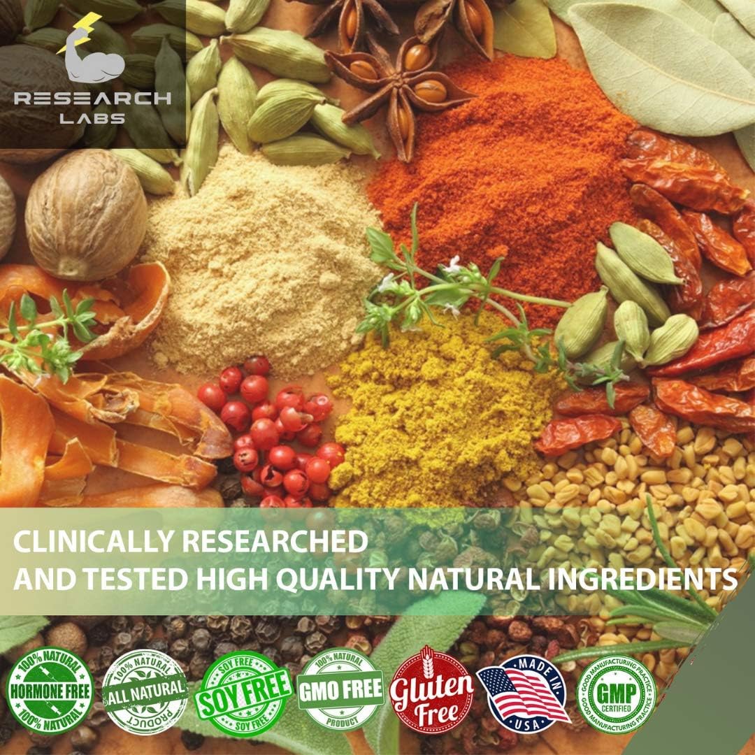 High Absorption Liposomal Vitamin C Supplement | 240 Capsules for Immune Support & Collagen Boost | 1000mg Buffered Formula | Non GMO & Fat Soluble | Research Labs Formula