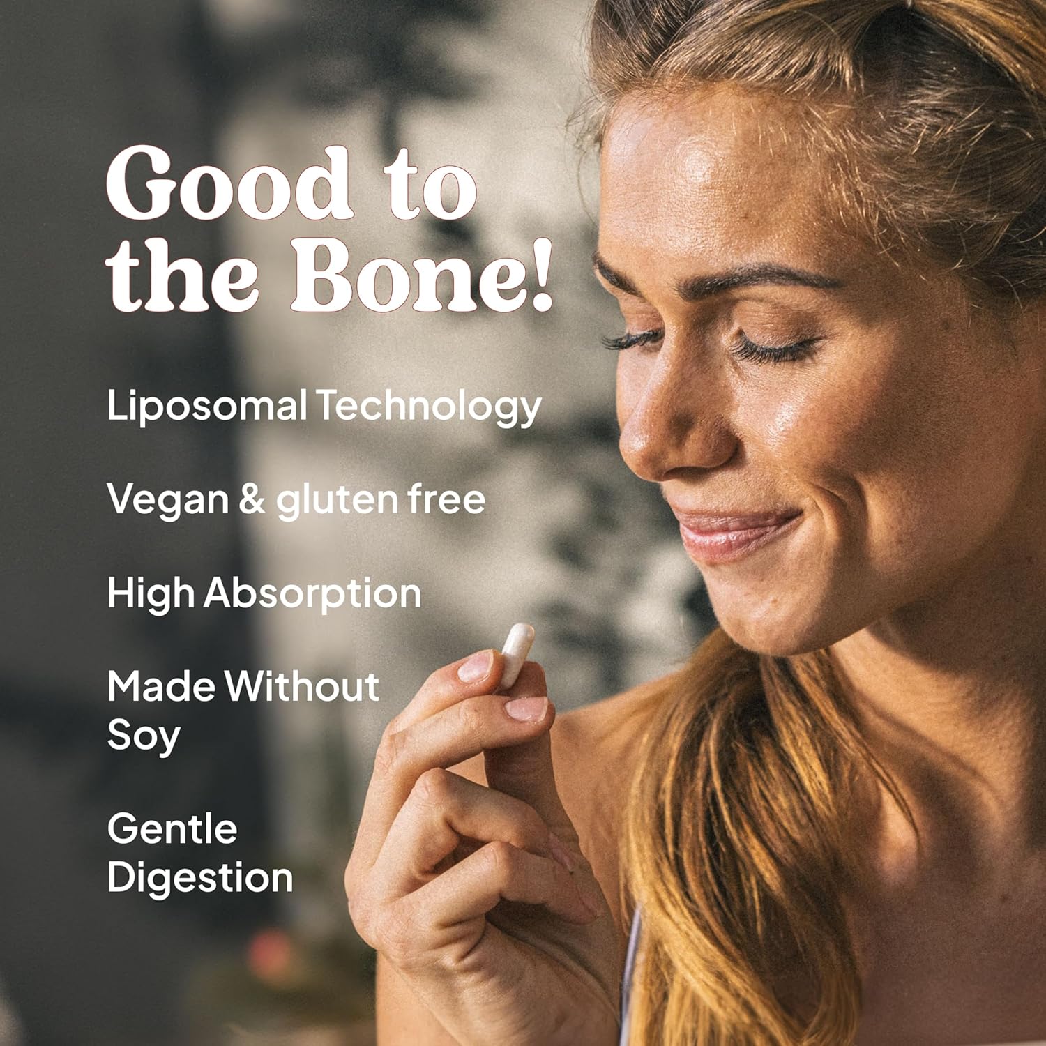 High Absorption Liposomal Vitamin K2 MK7 Supplement for Advanced Bone Support - Vegan Capsules, Gluten Free, Soy Free - 30 Servings