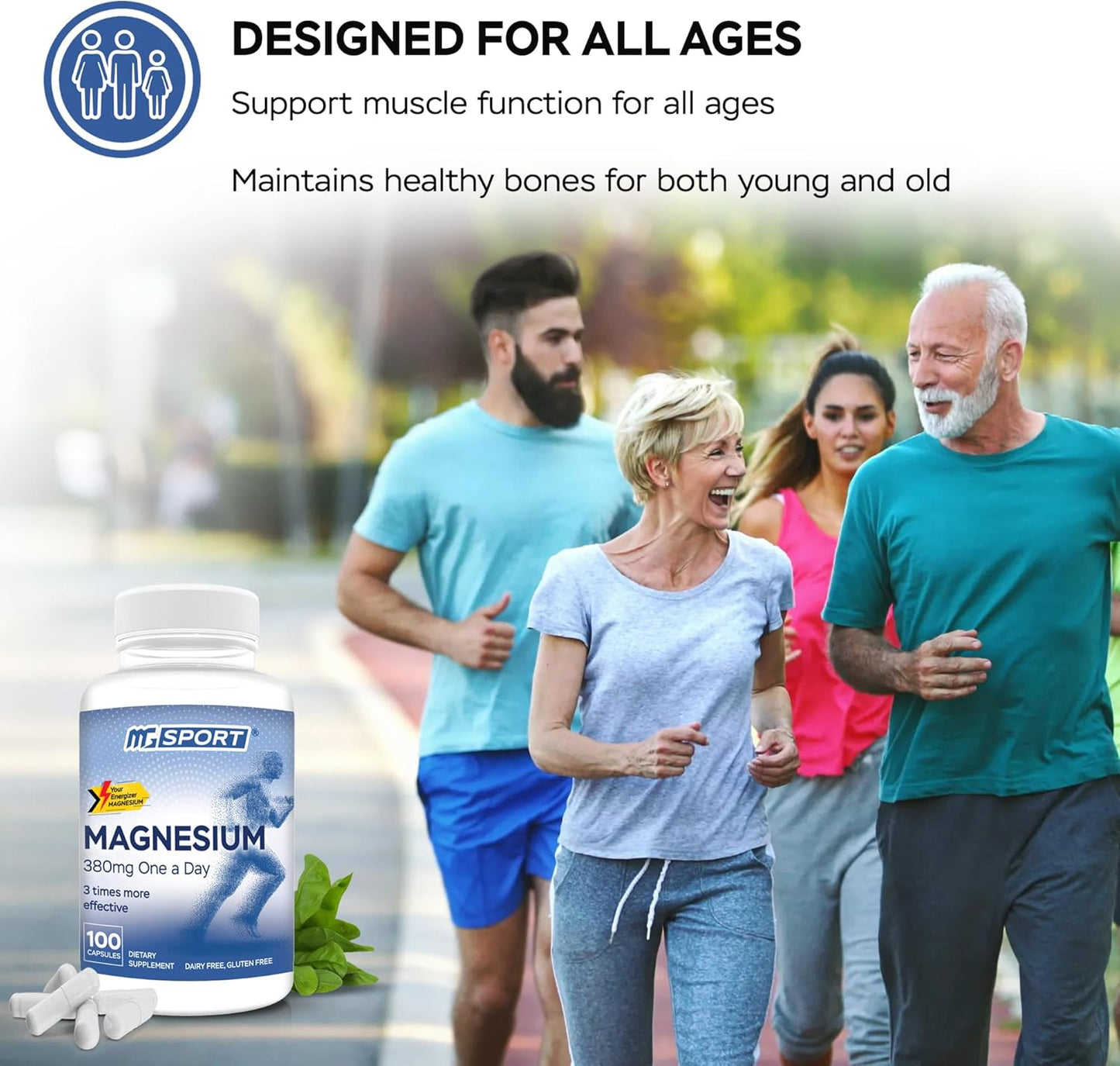 High Absorption Magnesium Supplement and Spray Combo for Leg Cramps, Sore Muscles, and Recovery