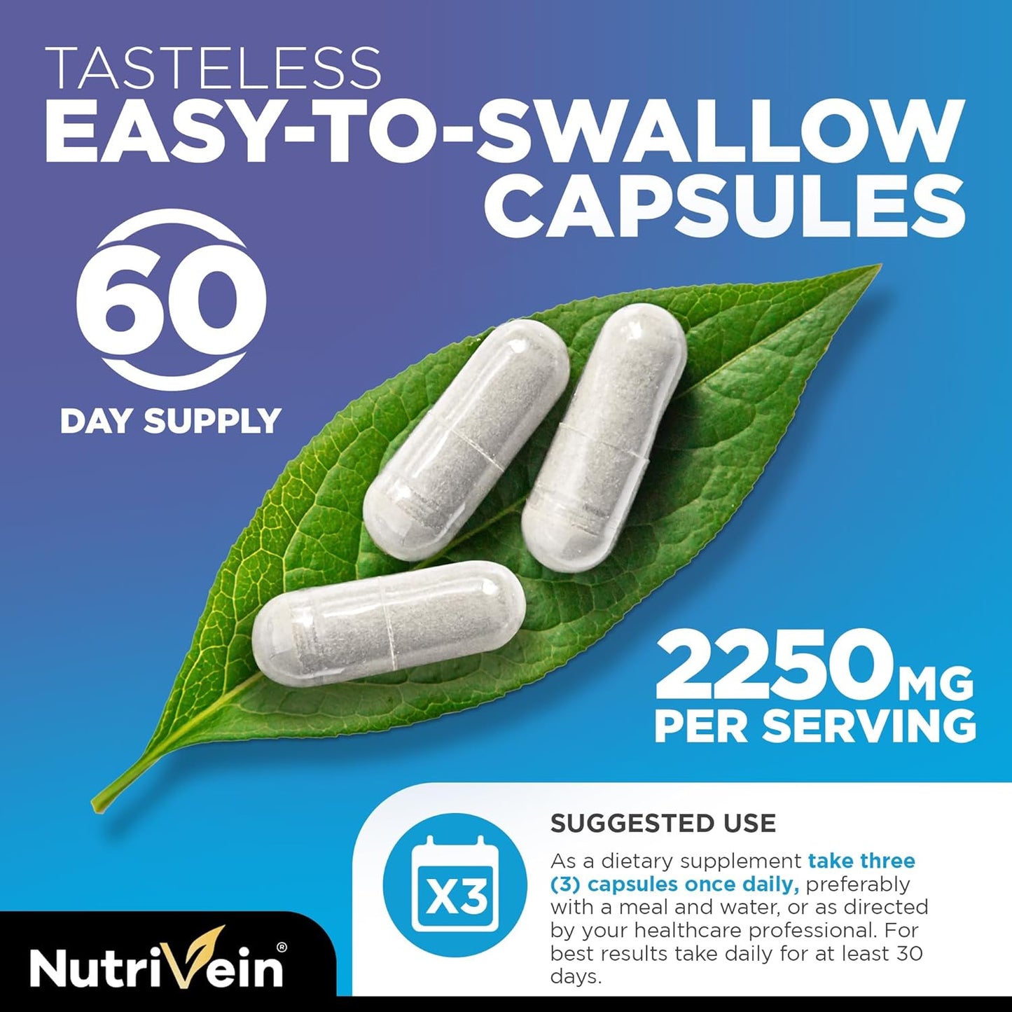 High-Absorption Resveratrol & Multi Collagen Capsules: Nutrivein Premium Bundle for Mobility & Well-Being