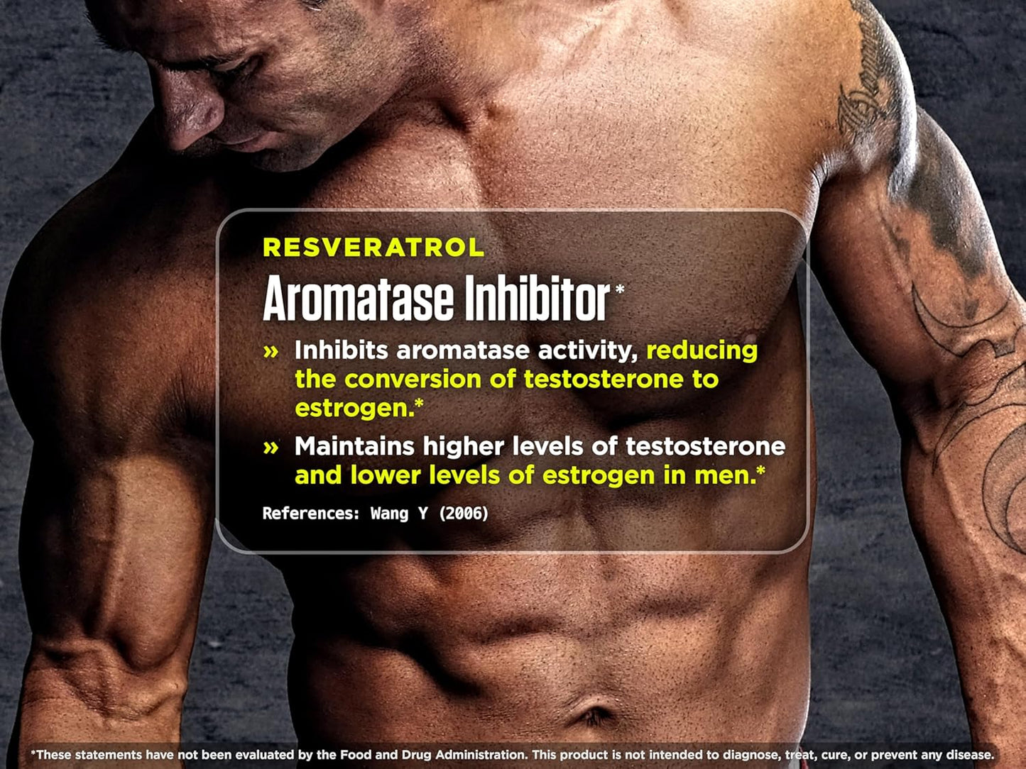 High-Absorption Resveratrol Softgels for Anti-Estrogen Support and Cellular Health - 60 Count