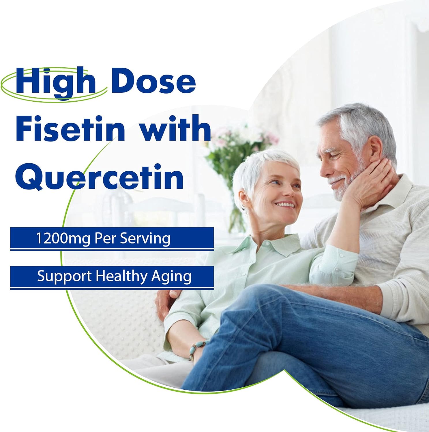 High Absorption Sharoaid Liposomal Fisetin and Quercetin Supplements - 1200 mg - 6 Bottles - 360 Softgels - Non-GMO - Gluten-Free - Polyphenols Antioxidants for Men and Women