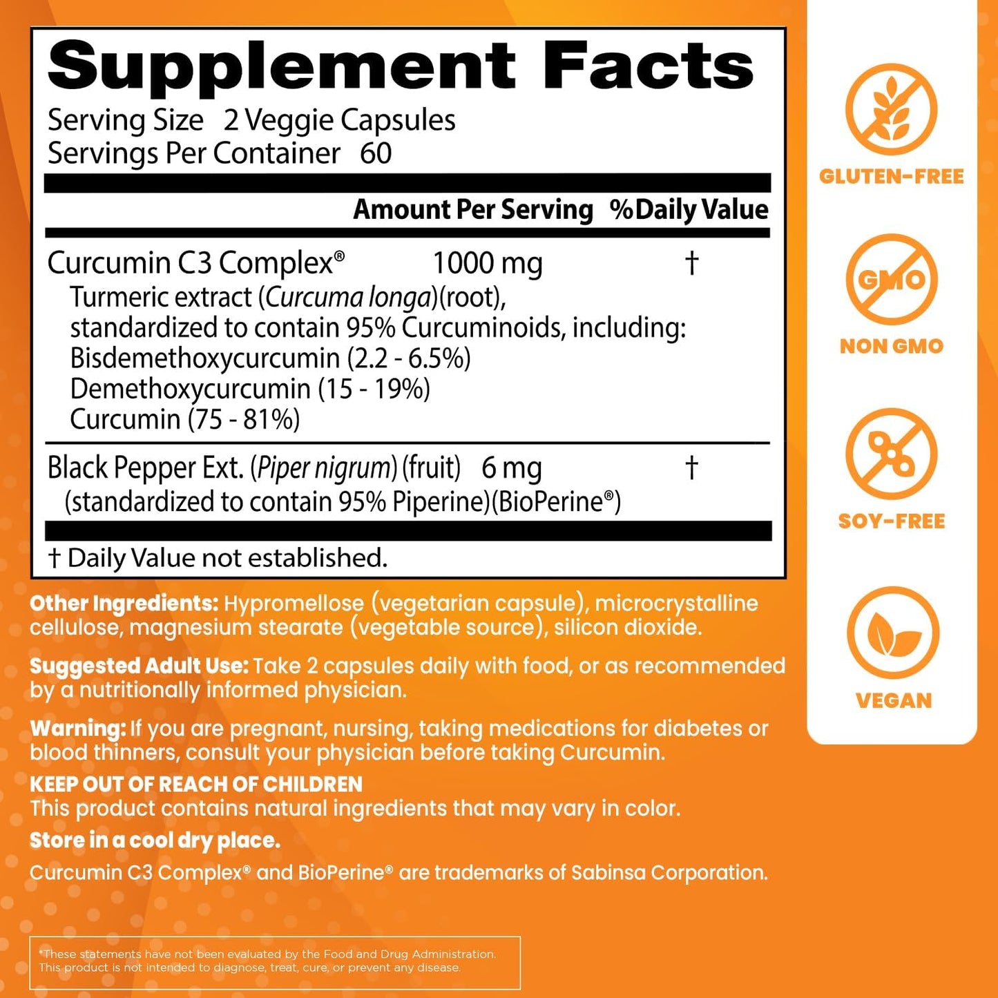 High Absorption Turmeric Curcumin with Magnesium Glycinate - Doctor's Best Formula for Maximum Benefits
