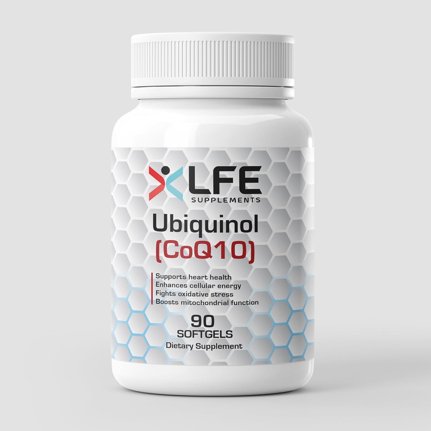 High Absorption Ubiquinol CoQ10 Supplement for Heart Health & Energy - Non-GMO, Gluten-Free, 90 Softgels for Adults, Men & Women