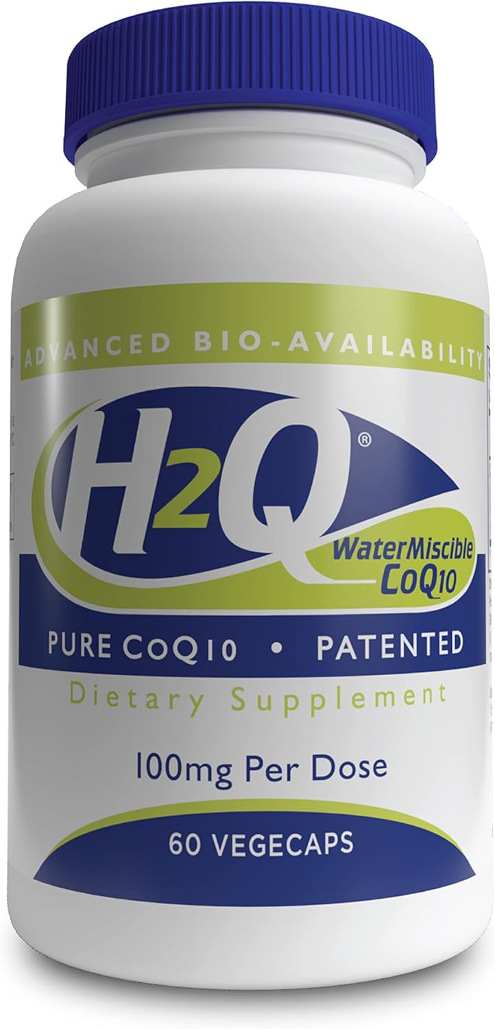 High Absorption Vegan CoQ-10 for Cardiovascular & Mitochondria Support | 8X More Effective than Standard Q-10 | Clinically Studied | Non-GMO (60ct)