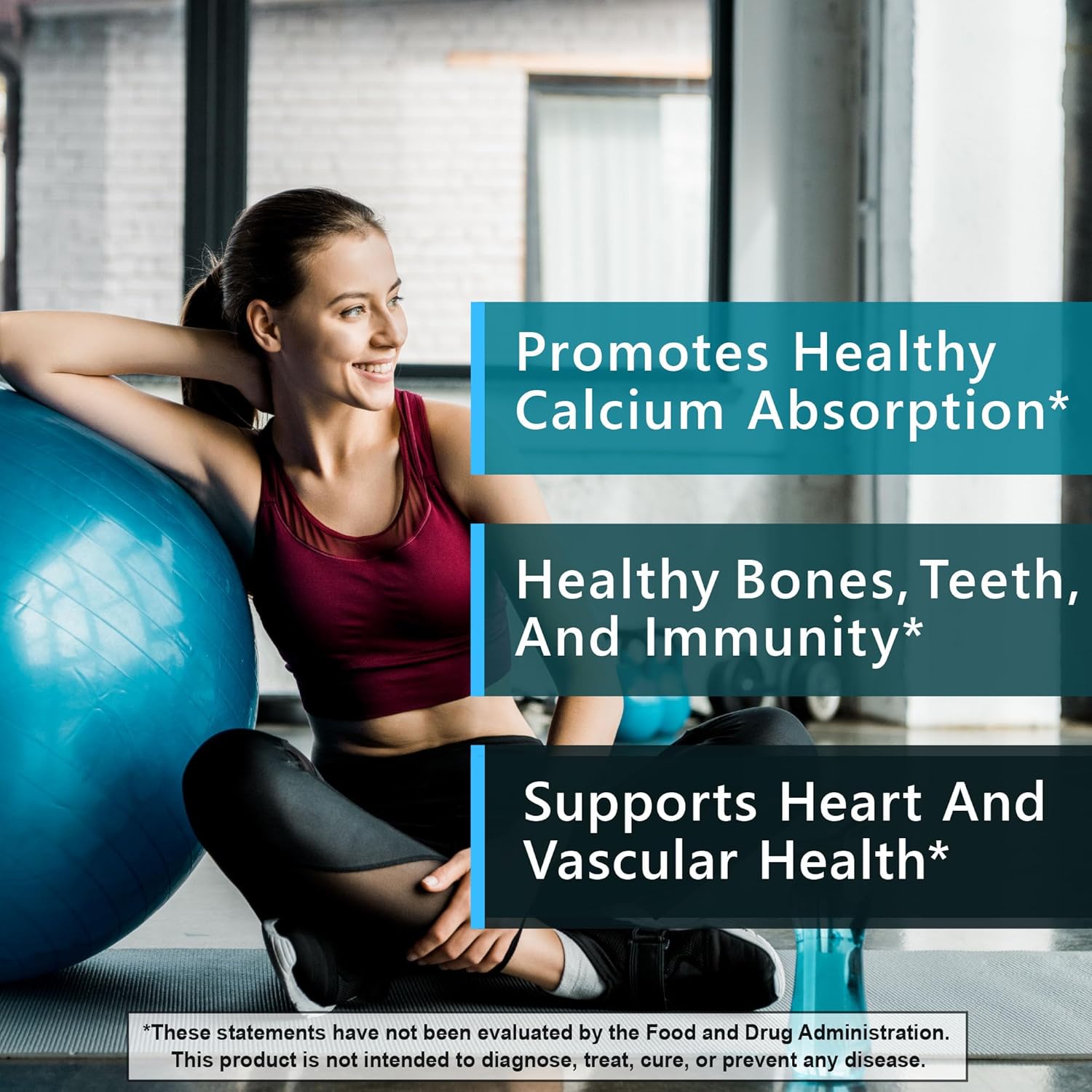 High Absorption Vitamin D3 K2 Supplement for Heart Health & Immune Support - 5000 IU & 200 mcg, Patented MK7 & MK4, 90 Vegetarian Capsules