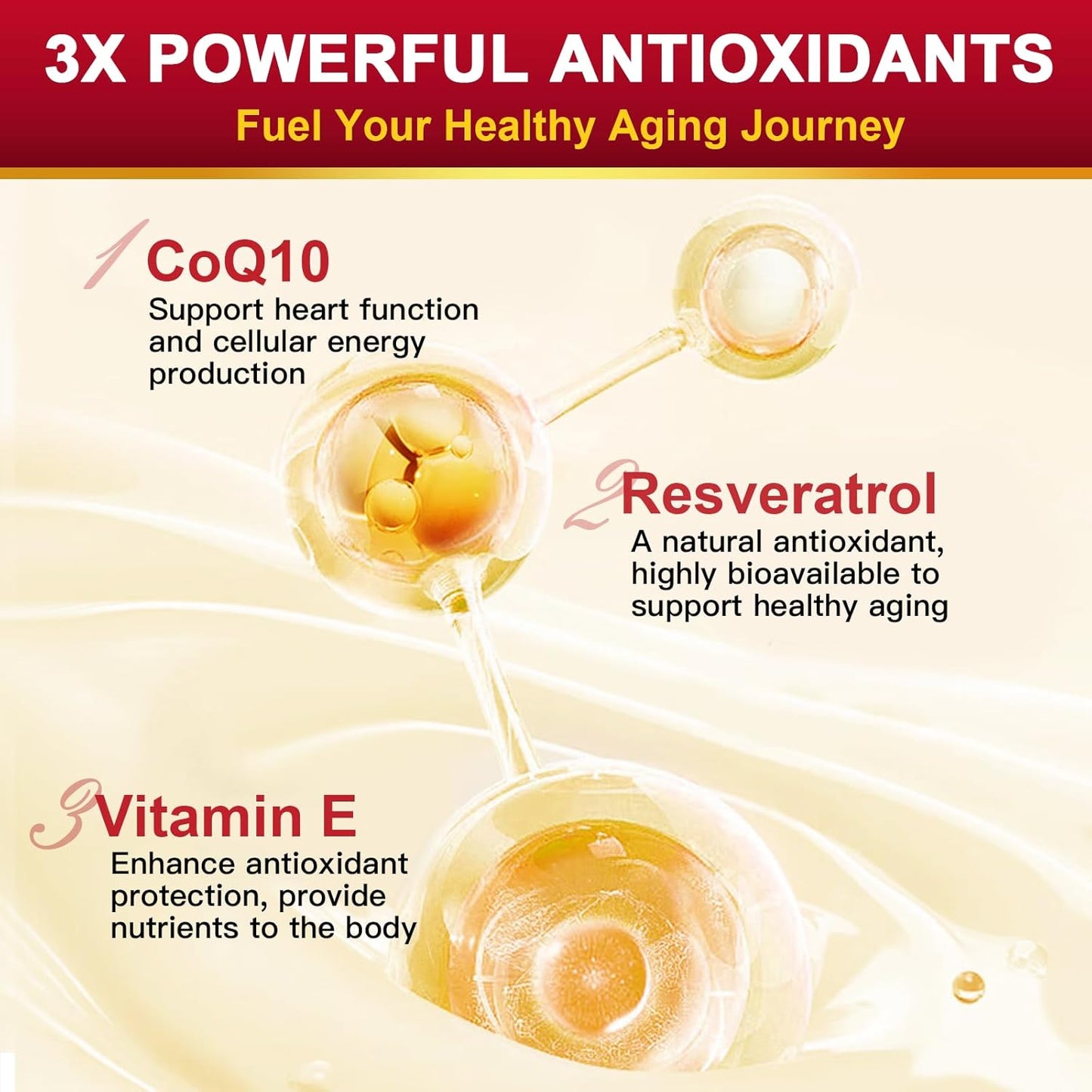 High Absorption ZEBORA CoQ10-400mg with Trans-Resveratrol, PQQ & Vitamin E - Antioxidant for Heart & Energy - 120 Veggie Capsules