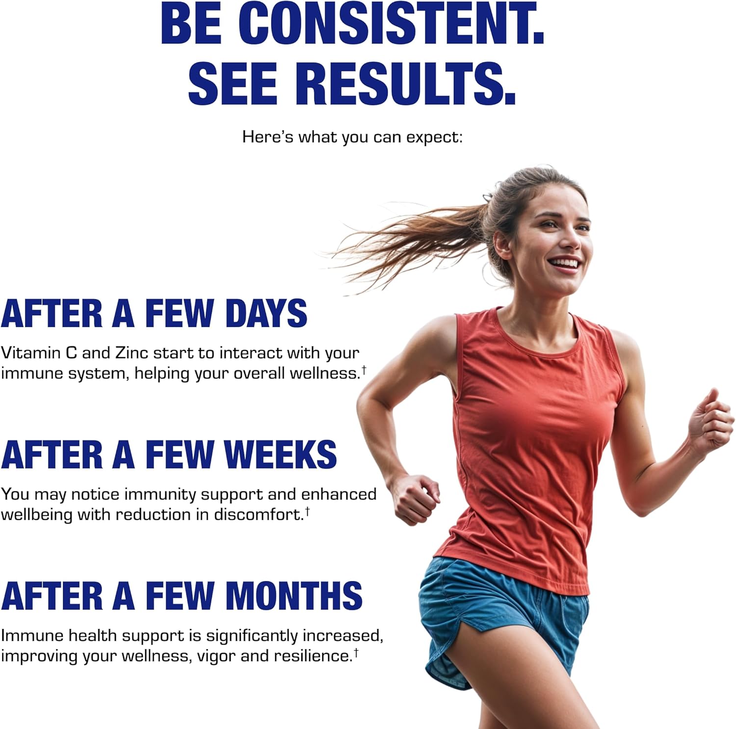 High Absorption Zinc and Vitamin C Lozenges for Daily Immune Support - Tasty Orange Flavored Supplement with 90 Count - Seasonal Wellness for Adults