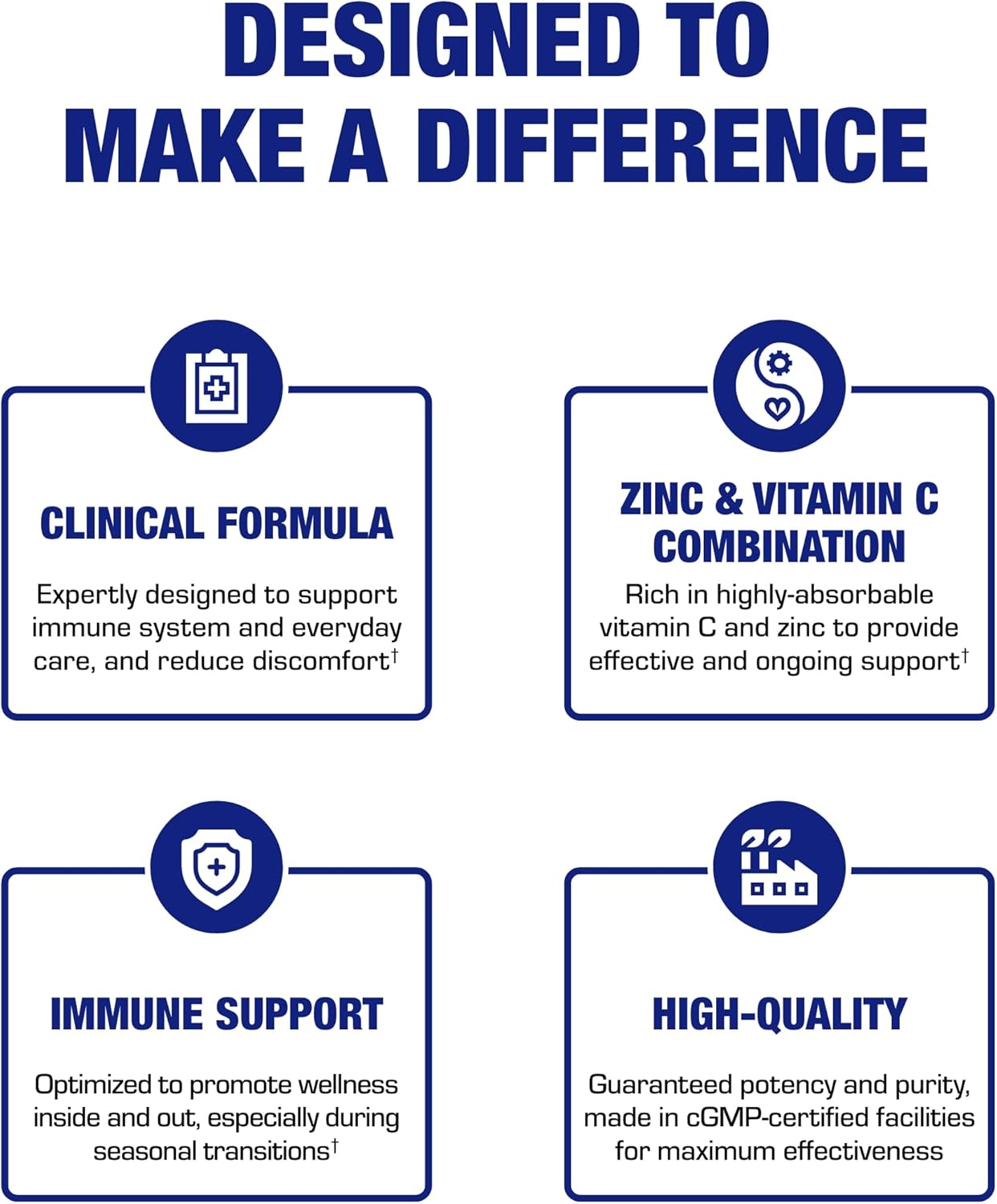 High Absorption Zinc and Vitamin C Lozenges for Daily Immune Support - Tasty Orange Flavored Supplement with 90 Count - Seasonal Wellness for Adults