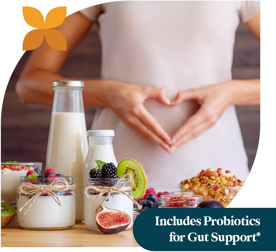 High Absorption Zinc Complex Supplement with Vitamin C, Probiotics, and Plant-Based Ingredients - Immune Support - 30 Vegan Capsules - 3rd Party Lab Tested