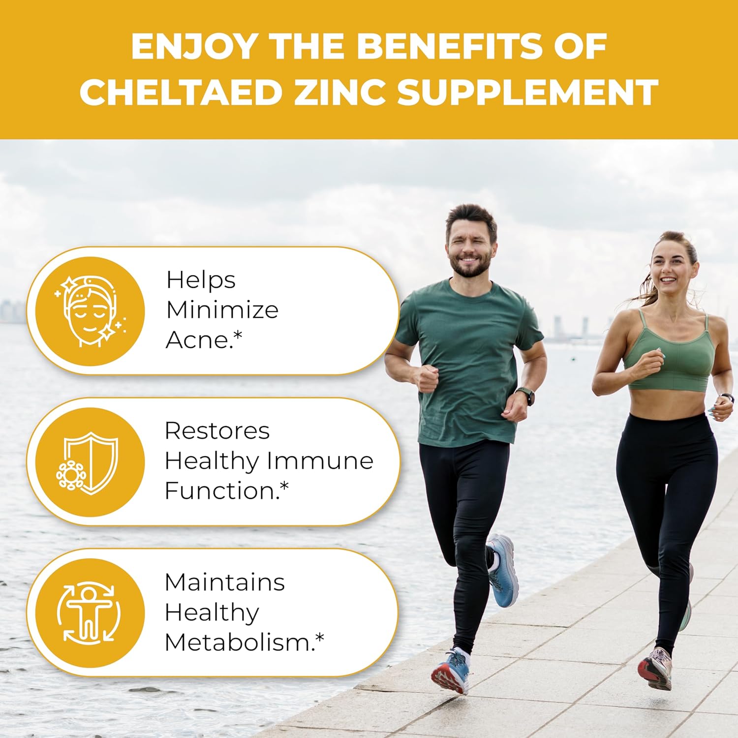 High Absorption Zinc Monomethionine Complex Supplement - 60 Capsules for Immune, Acne, and Antioxidant Support - Vegetarian Formula for Men & Women by Sandhu Herbals