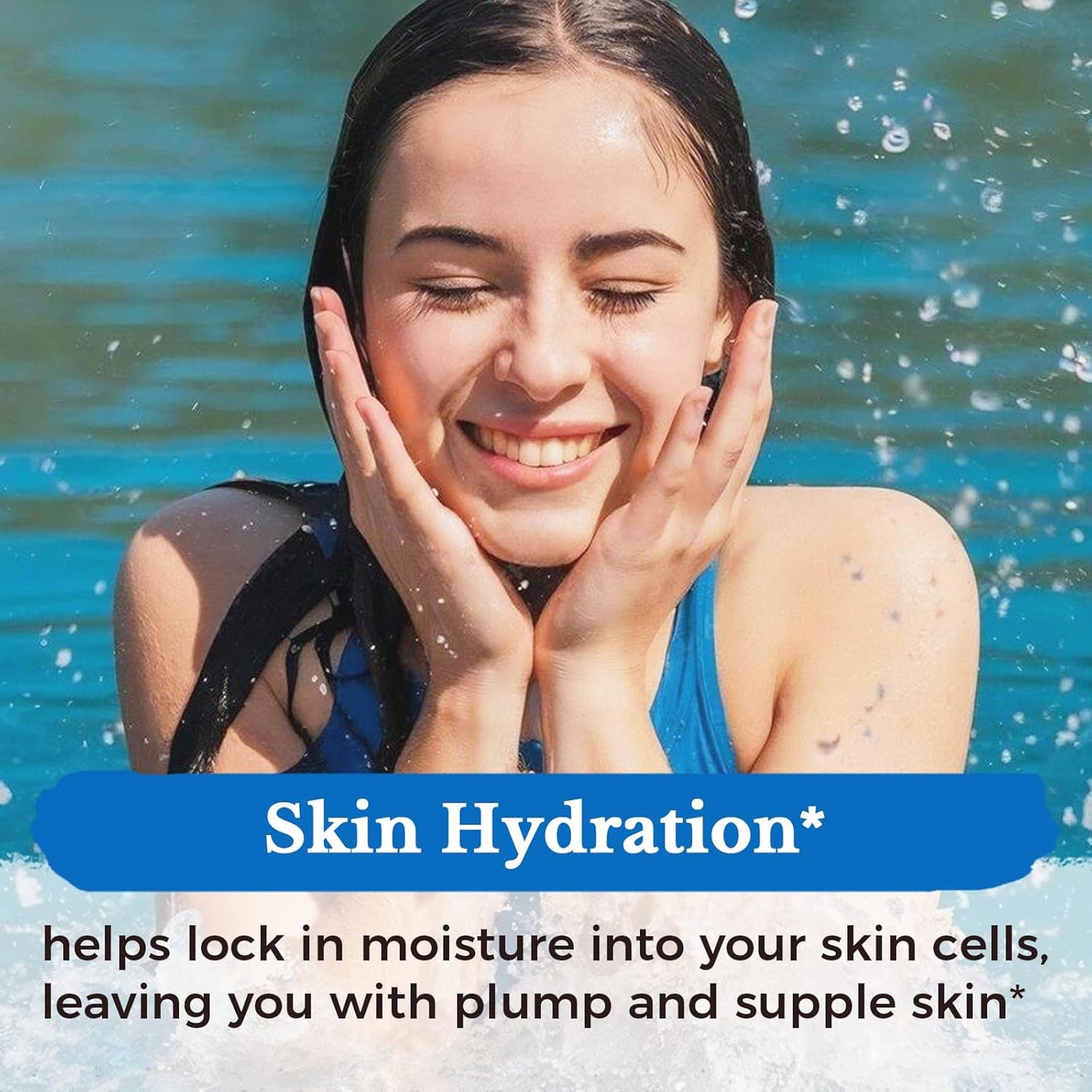 High Bioavailability Hyaluronic Acid with Vitamin C Supplements for Skin and Joint Health, 90 Capsules