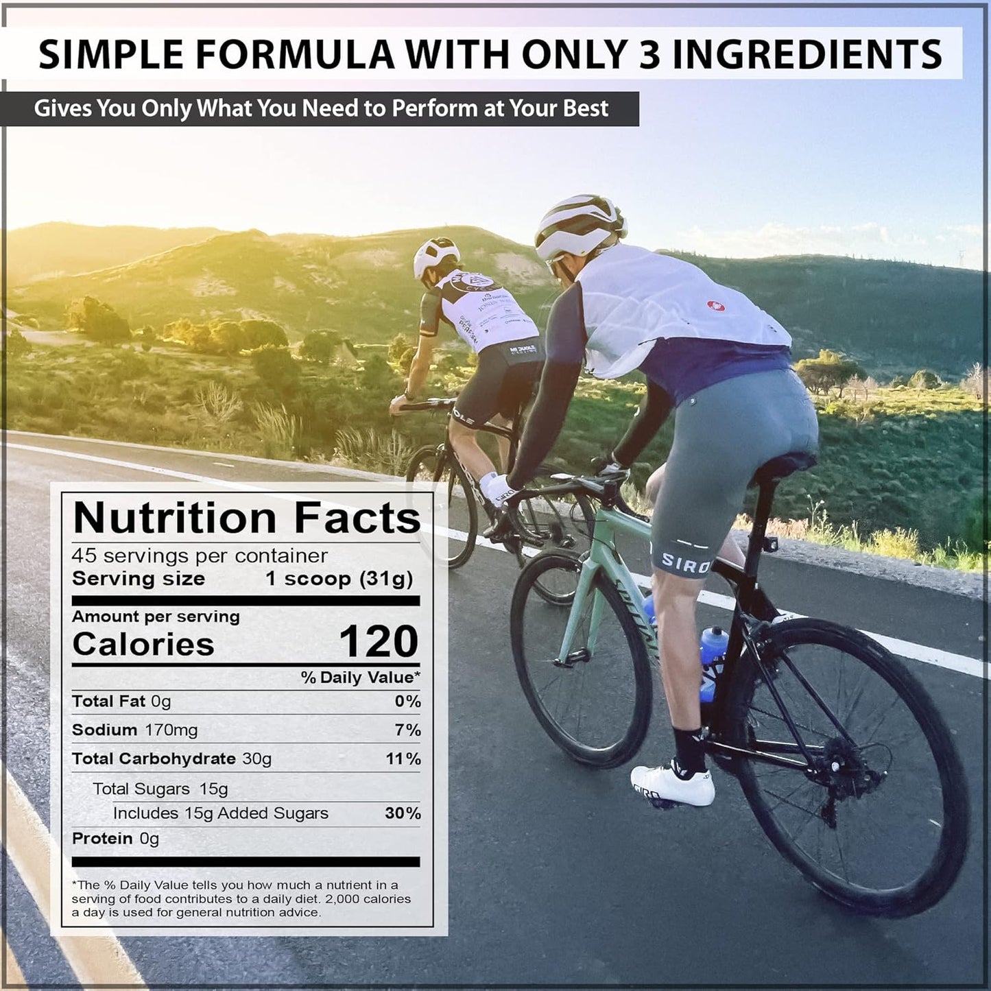 High Carbohydrate Sports Fuel for Endurance Athletes - Bulk 5lb Bag, 73 Servings, 30g Carbs per Scoop