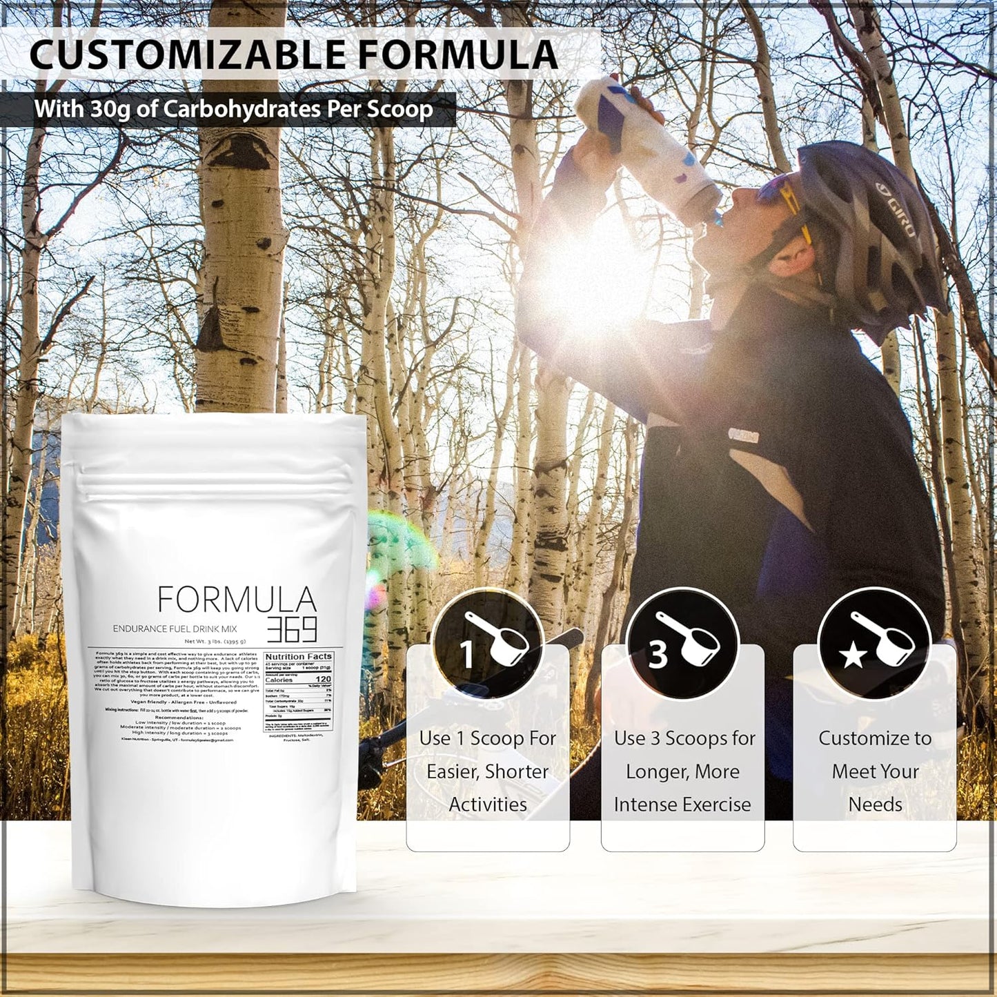High Carbohydrate Sports Fuel for Endurance Athletes - Bulk 5lb Bag, 73 Servings, 30g Carbs per Scoop