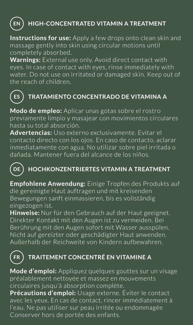 High-Concentrated Theramid Clinical Vitamin A Treatment for Skin Care