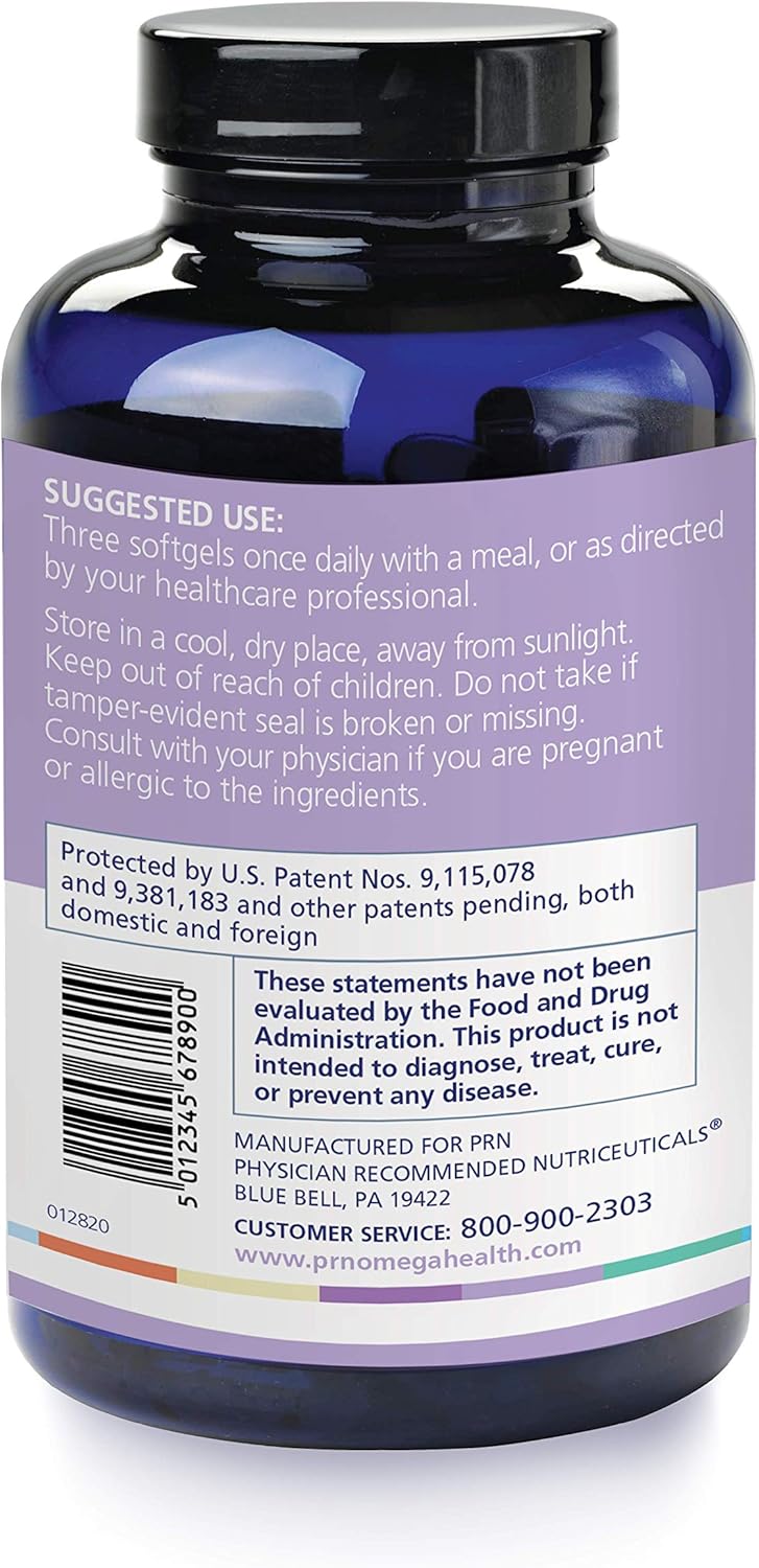 High DHA Omega-3 Supplement with Lutein & Zeaxanthin for Macula & Retina Support - PRN Physician Recommended Nutriceuticals - 1 Month Supply