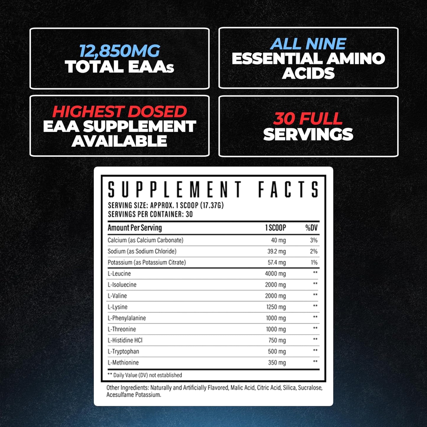 High-Dose Essential Amino Acids & BCAAs Powder for Muscle Growth, Recovery, Performance - 17.73 Oz, Bomb Popsicle Flavor