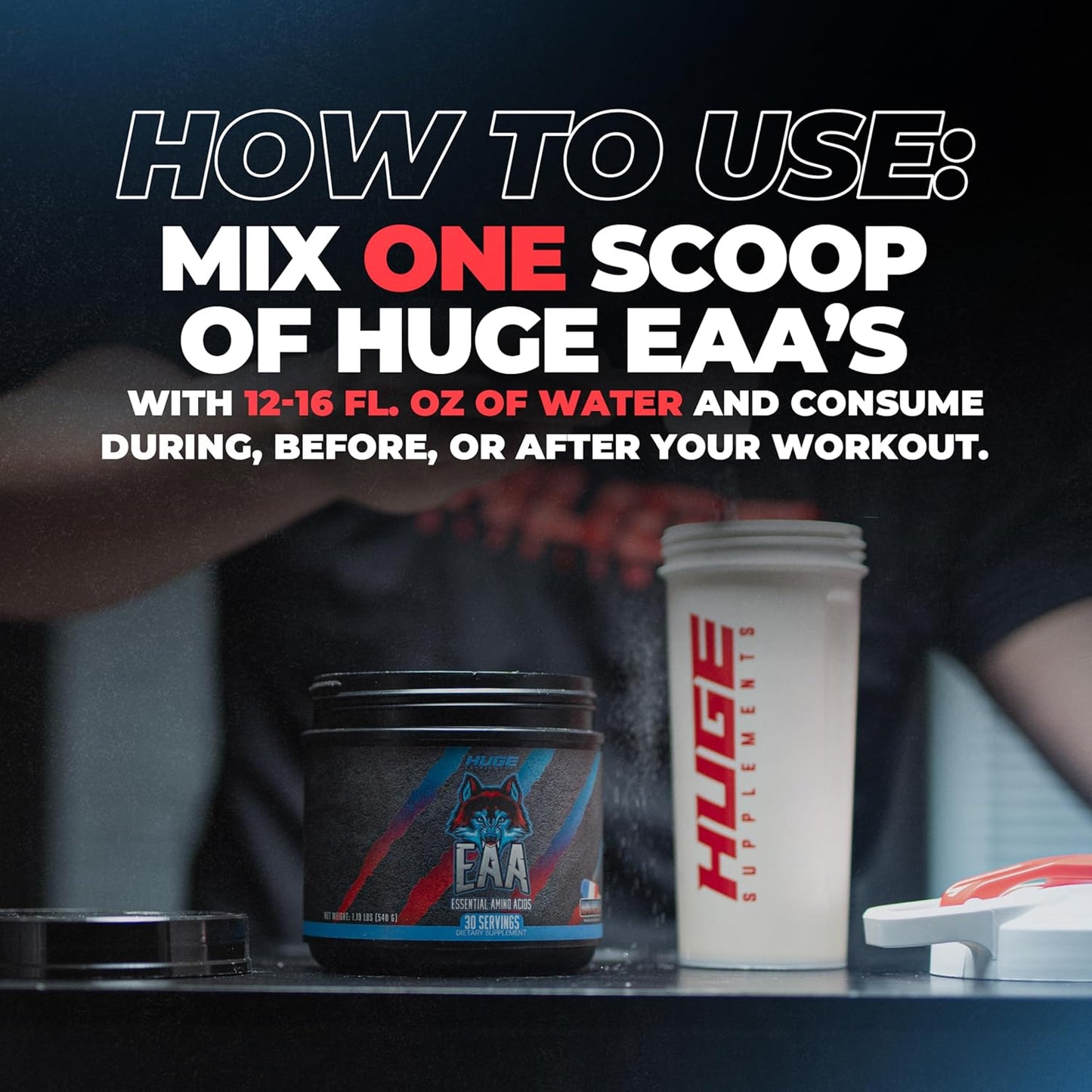 High-Dose Essential Amino Acids & BCAAs Powder for Muscle Growth, Recovery, Performance - 17.73 Oz, Bomb Popsicle Flavor