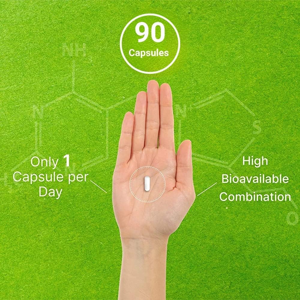 High Dose Kavir Vitamin B1 (Thiamine) - 90 Capsules for Energy and Immune Support