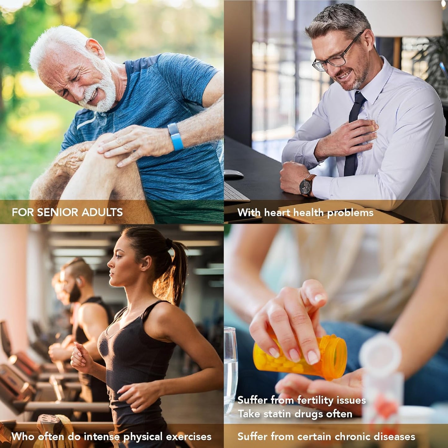 High EPA & DHA CoQ10 Omega-3 with BioPerine Softgels for Heart Health & Energy - 120 ct - Non-GMO & Gluten-Free