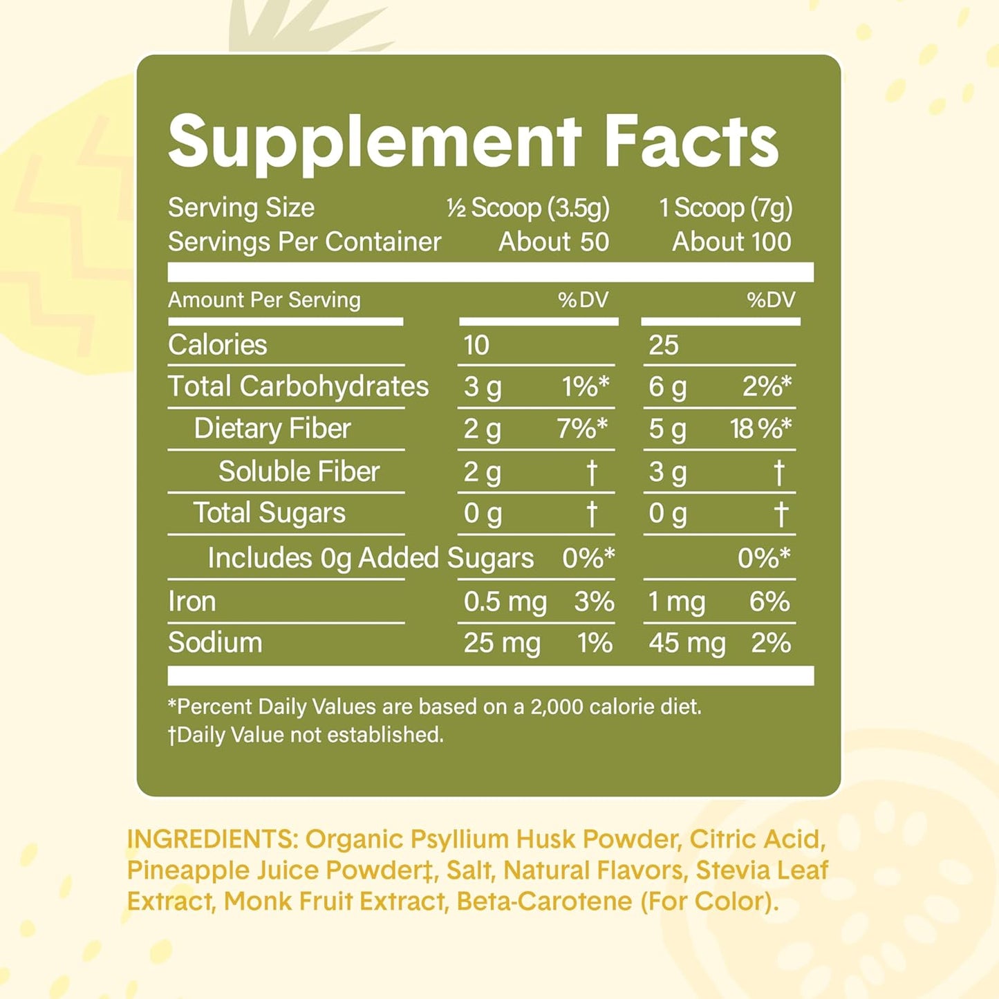 High-Fiber Pineapple Passion Fruit Capsules with Bellway Super Fiber Powder