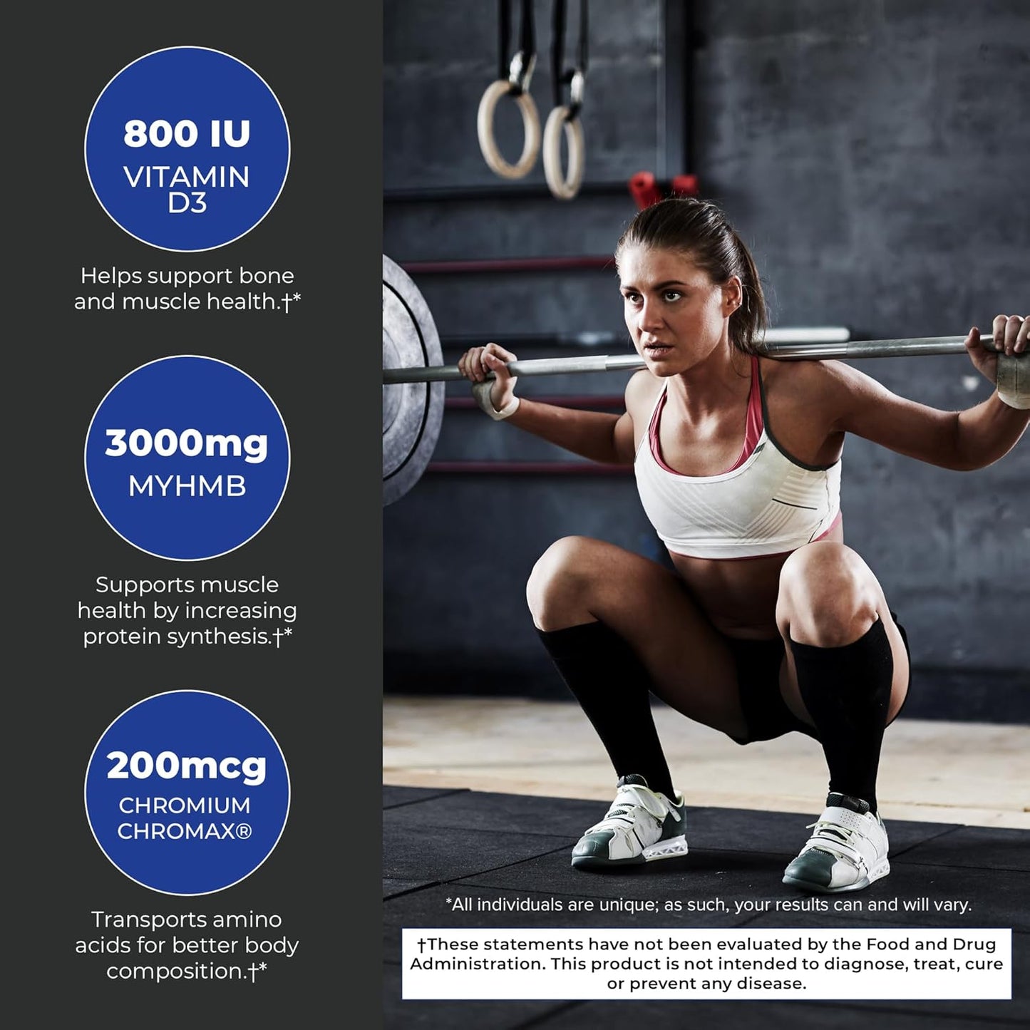 High Impact Grass Fed Whey Protein by POWERLIFE Tony Horton - 3000 MG HMB, No Sugar Added, Non-GMO, Hormone & Antibiotic Free - 15 Servings - Vanilla Flavor