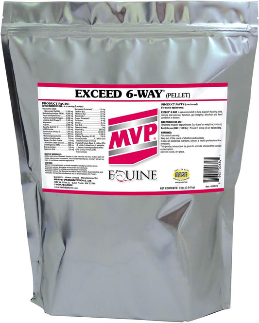 High Performance Horse Support: MVP Exceed 6-Way Supplement (8 lb) - All-in-One Formula