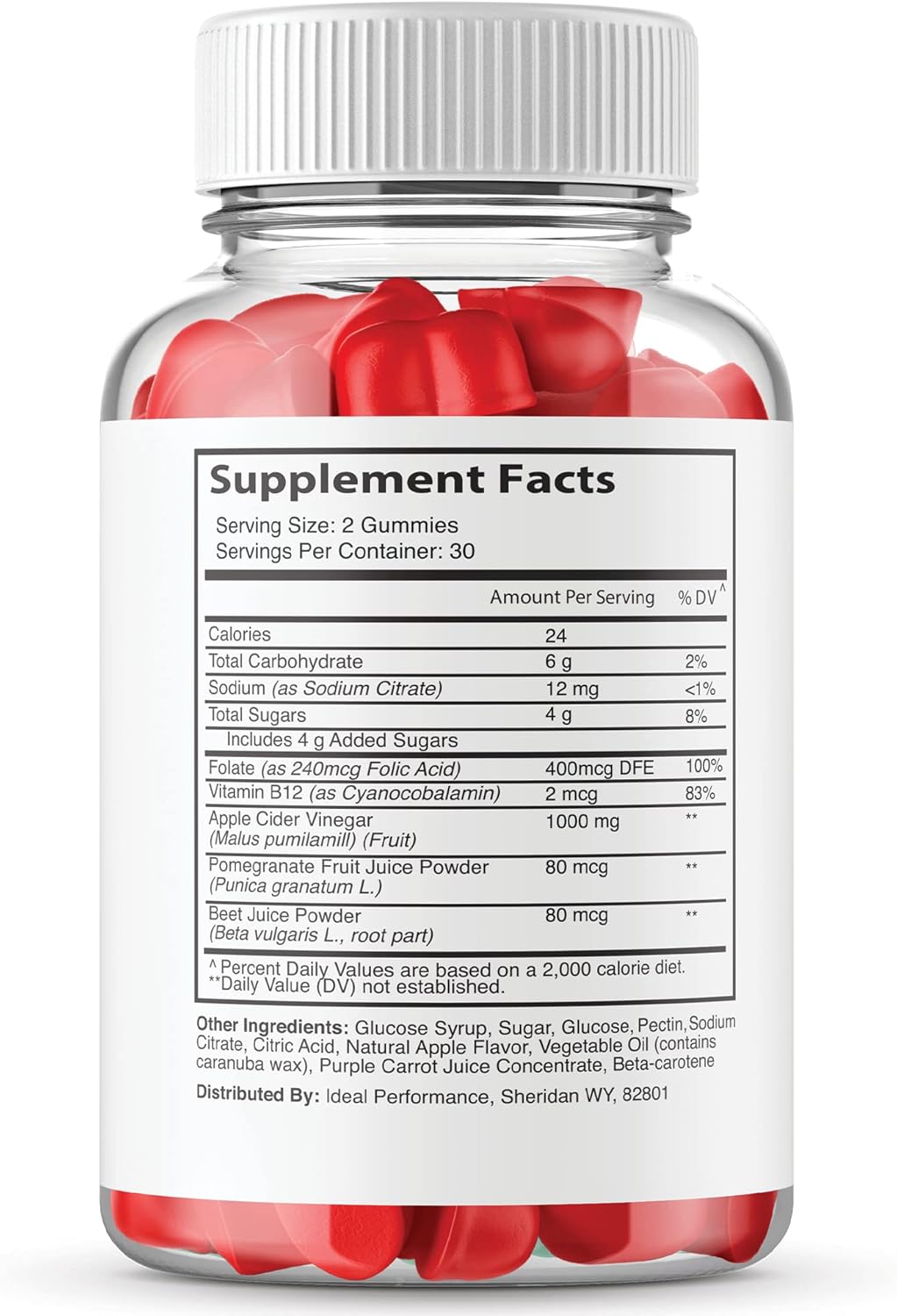 High Performance Ketos Blast Gummies - 60 Max Beans for Optimal Results